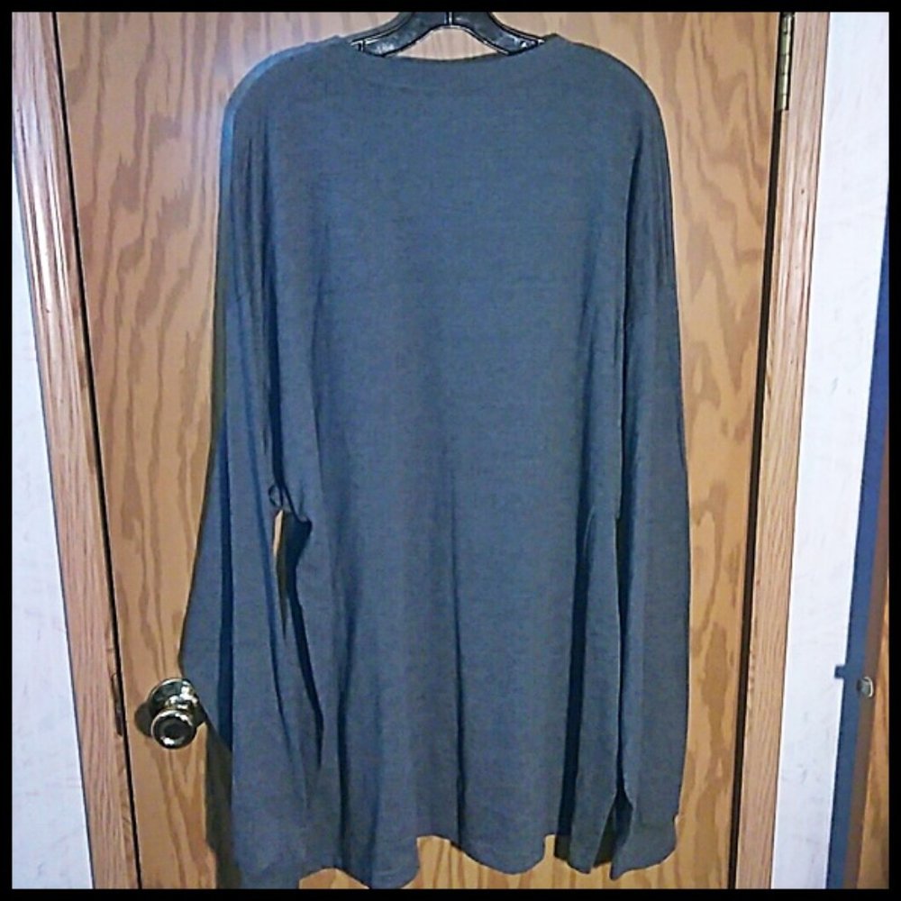 AlStyle Apparel AAA Long Sleeve T-Shirt Gray 3 XL - Picture 3 of 5